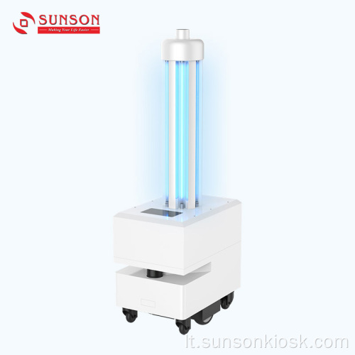 UV šviesos dezinfekavimo robotas